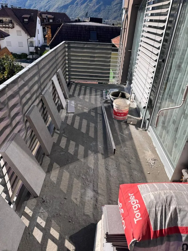 Balcone prima del risanamento